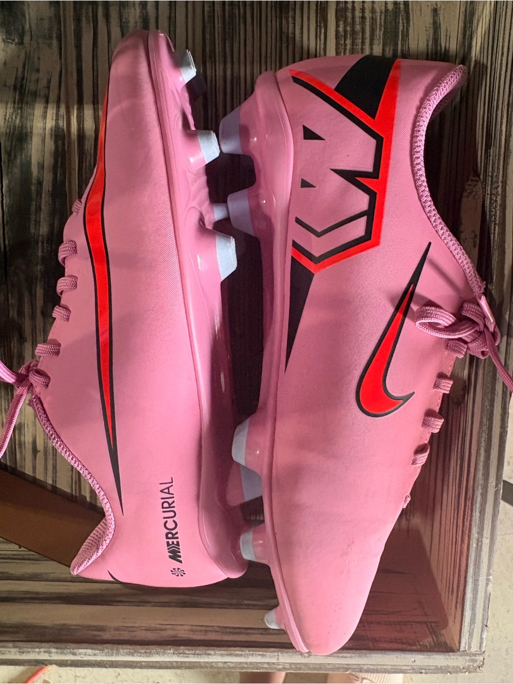 Nike Mercurial Pink Soccer Cleats